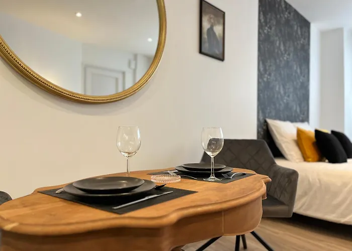 L'écrin - - King Bed - Calme - Luxe Appartement Arras